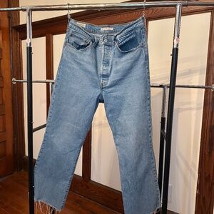 Levis Premium Crop Flare Jeans
